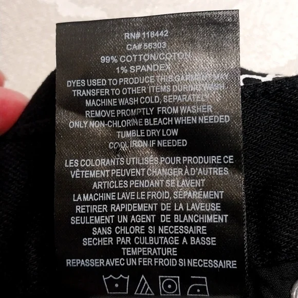 Broken‎ Promises By Zumiez NWT Unisex Size 30 Black White Denim Jeans Slim Fit - Picture 8 of 16